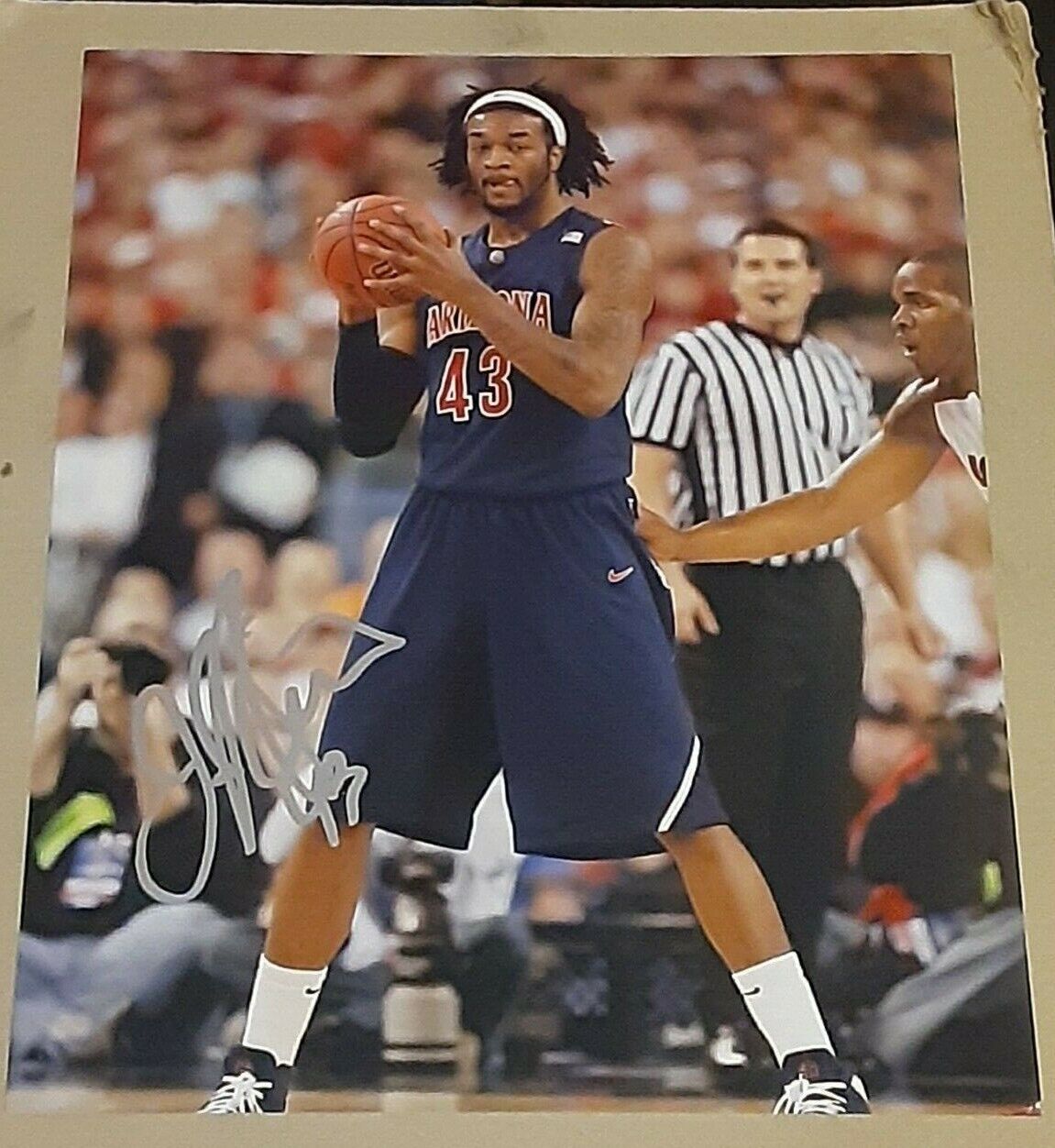 Jordan Hill Arizona Wildcats SIGNED AUTOGRAPHED 8x10 Photo Poster painting COA Basketball