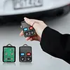 2 Set Car Key 315/433MHZ Clicker Transmitter Compatible for Ford Mazda 4 Buttons