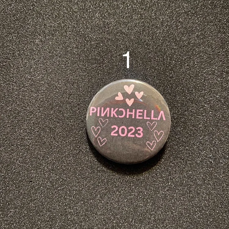 BLACKPINK 2023 Coachella Festival Pinkchella Brooch Badge