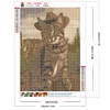 Diamond Painting-DIY Full Round Drill Cowboy Cat