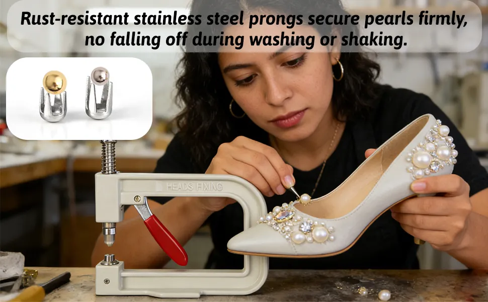 piece pearl setting machine