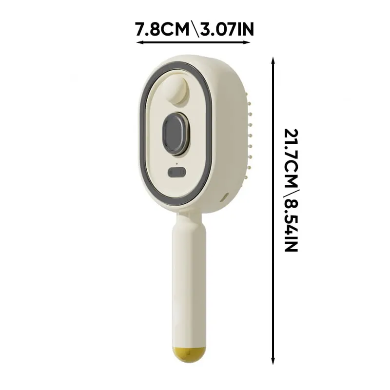Electric spray massage comb