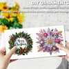6Pcs Schneeflocken - 5d DIY Handwerk Grußkarte