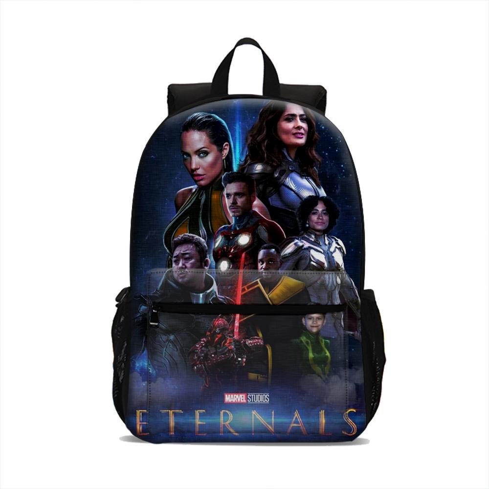 The Eternals Backpack Laptop Bag Lightweight Large Capacity Schoolbag Outdoor Travel Bag Kids Adults Use 18 inch
