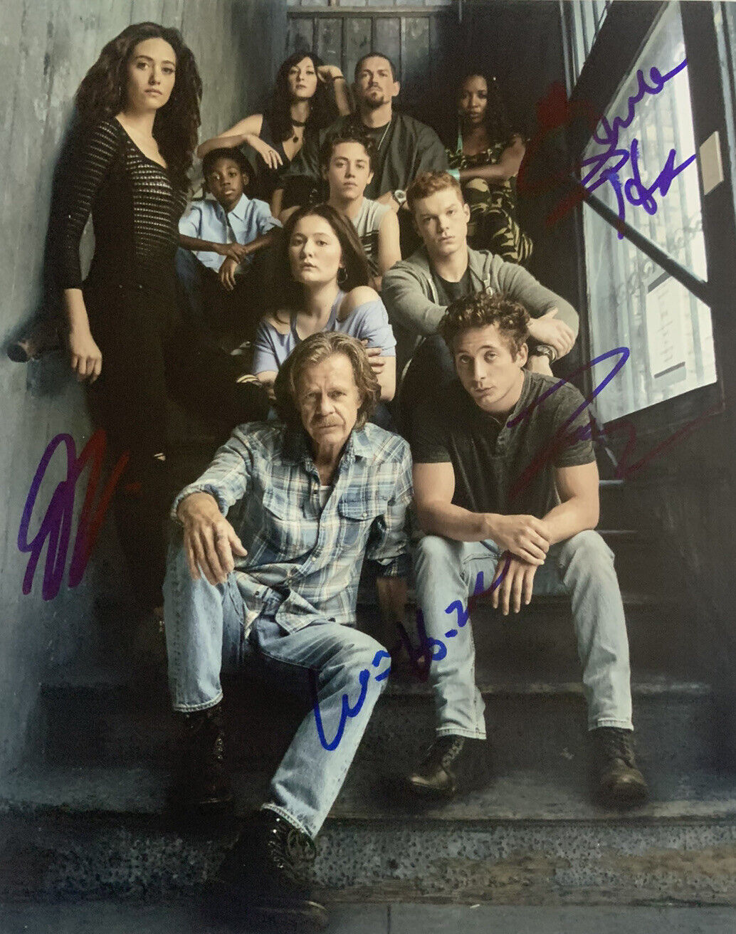 SHAMELESS CAST HAND SIGNED 8x10 Photo Poster painting MACY CUTKOSKY AUTHENTIC AUTOGRAPH COA