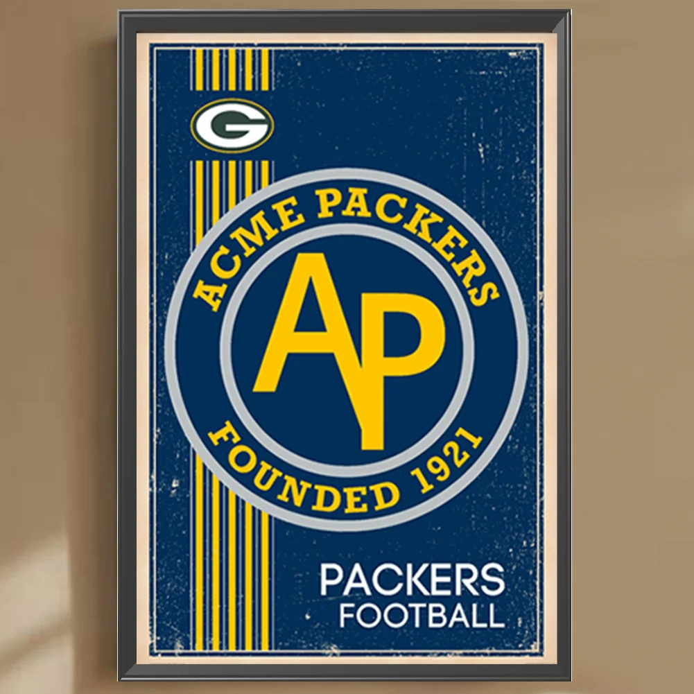 Diamond Painting - Full Round Drill - Green Bay Packers(Canvas|30*45cm)