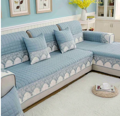 Nigikala Season Corner Sofa Cushion Plaid Non-slip Sofa Cover Protector Chaise Couch Cover 1/2/3/4-seater Sofá Towel for Living Room