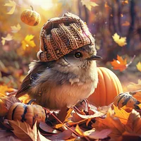 Autumn Chirp - Diamond Painting