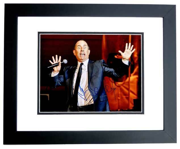 Jerry Seinfeld Signed - Autographed Stand-Up Comedian 11x14 Photo Poster painting FRAMED