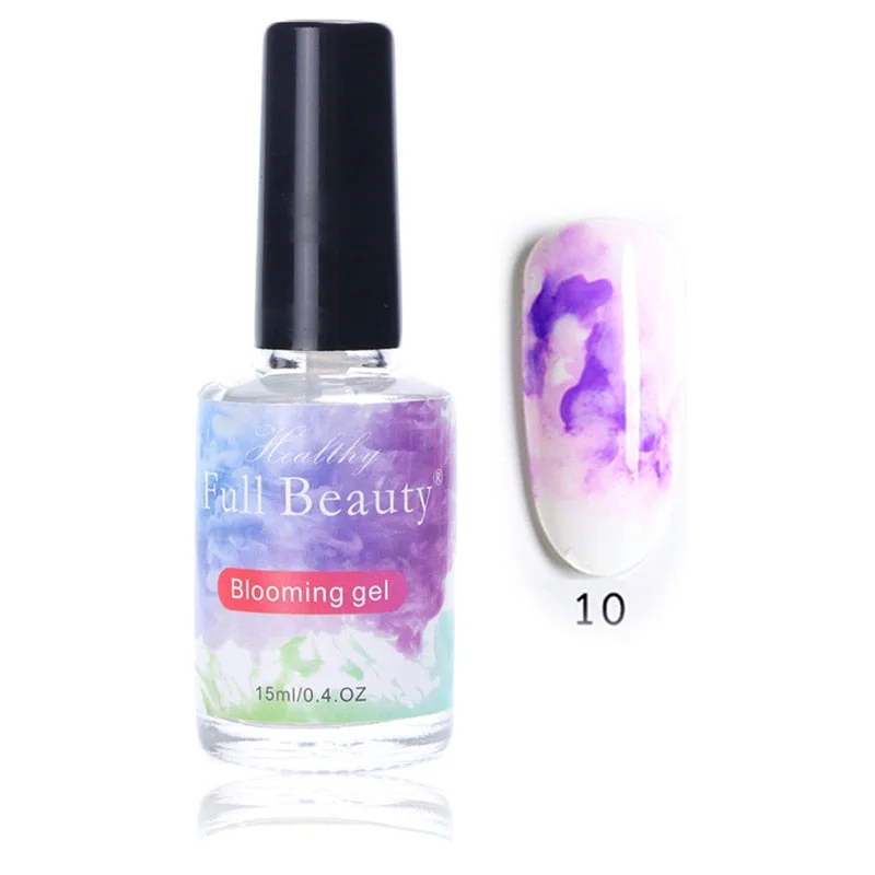 Marble Pattern Gradient Color Nail Polish Ink Smudges Lacquer Nail Art Nail Art Decoration Elegant Beautiful Nail Polish SANA889-Nail Inspo