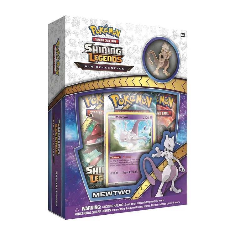 Pokémon TCG: Shining Legends Pin Collection (Mewtwo)