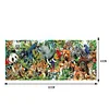 (US Local)Frameless DIY Hand Painted on Canvas Animal Family Paint By Numbers Kits80x40cm