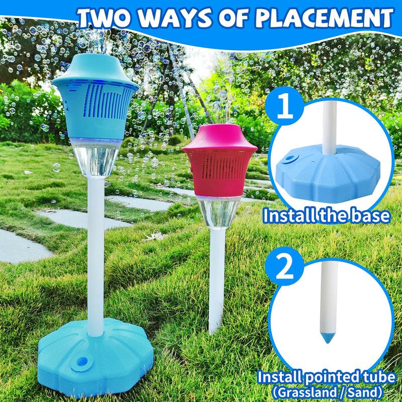 Product Introduction of Bubble Maker for Kids – Adjustable Height Stand, 20,000+ Bubbles Per Minute, Automatic Bubble Blaster for Fun Play 3
