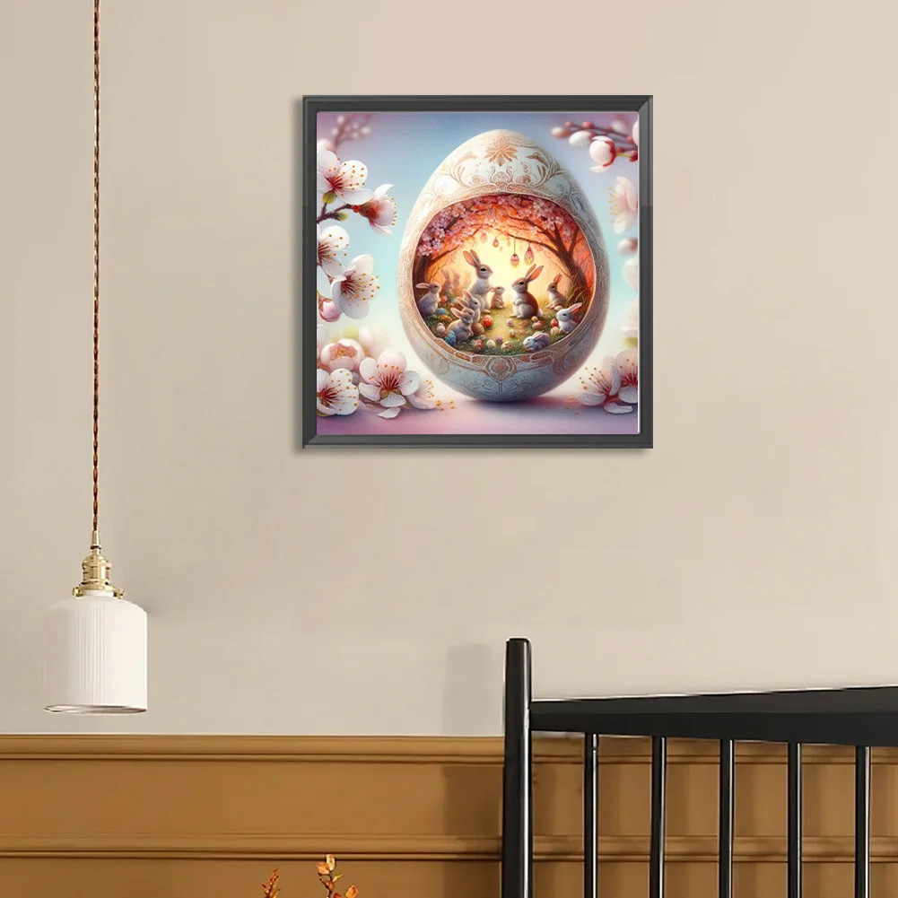 Diamond Painting - Full Round Drill - Rabbit(Canvas|40*40cm)