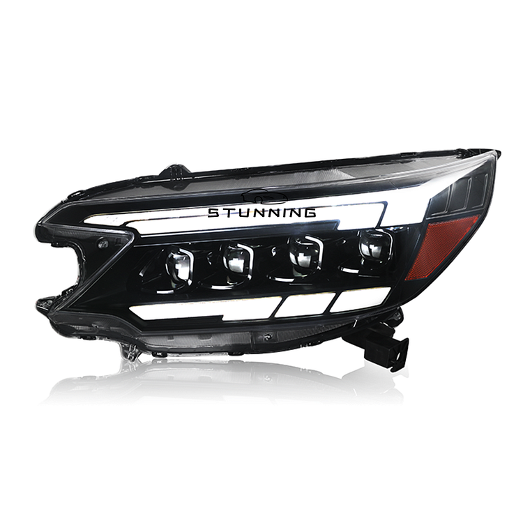 Upgrade dynamic full LED 4 lens headlight headlamp assembly for HONDA CRV CR-V 2012 2013 2014 head light head lamp plug and play ITN Auto