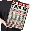 Warning - Vintage Metal Signs(12*16Inch) - Warning