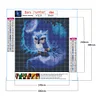 Diamond Painting -DIY Round Drill Owl