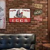 Drawing Chicken Eggs - Vintage Metal Signs - 30*40cm - Farm