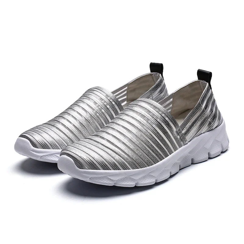 Qengg 2021Women Shoes 2021 Comfortable Breathable Mesh Vulcanized Shoes Woman Lightweight Lazy Shoes Casual Sneaker