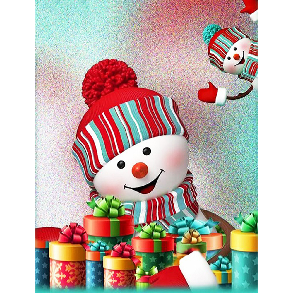 

Cute Snowman - Round Drill Diamond Painting - 30*40CM, 501 Original