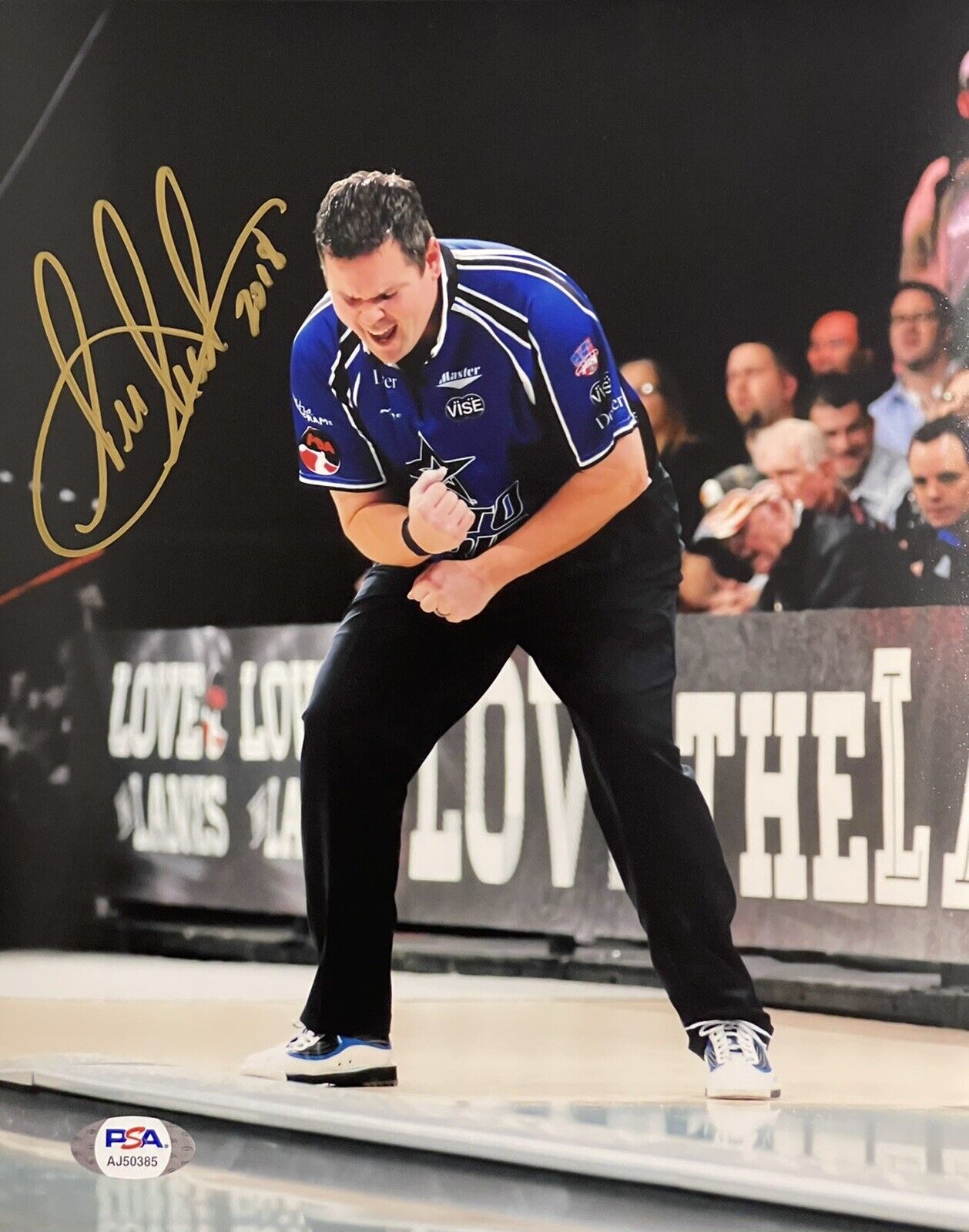 Wes Malott Signed Autographed 8x10 Photo Poster painting PBA Championship PSA/DNA