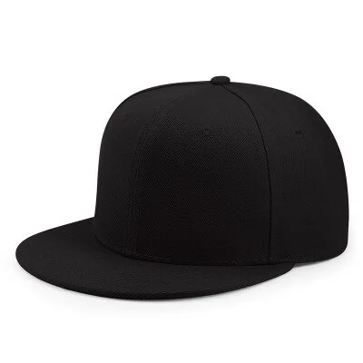 Custom Logo Adult Snapback hat Embroidery Or Print Flat Bill Hats Your Own Logo Sport Leisure Baseball Casp Sun Hats
