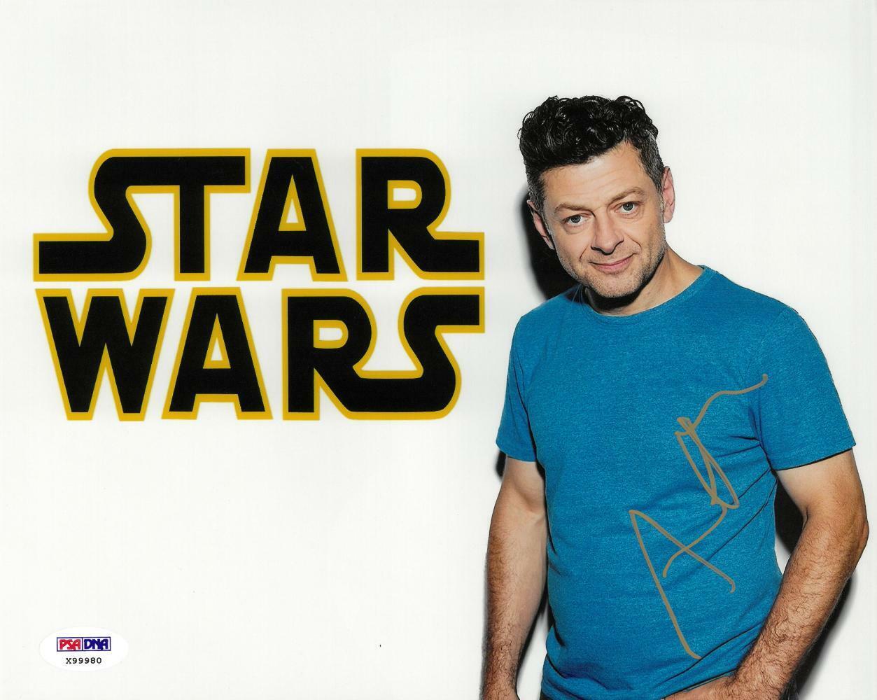 Andy Serkis Signed Star Wars Authentic Autographed 8x10 Photo Poster painting PSA/DNA #X99980