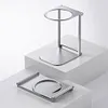 Aluminum Alloy Coffee Drip Holder Foldable Espresso Filter Station Rack for Home