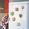 (US Local)6Pcs Acrylic Cross 5D Diamond Painting Fridge Magnet for Adults Beginners Craft Kit