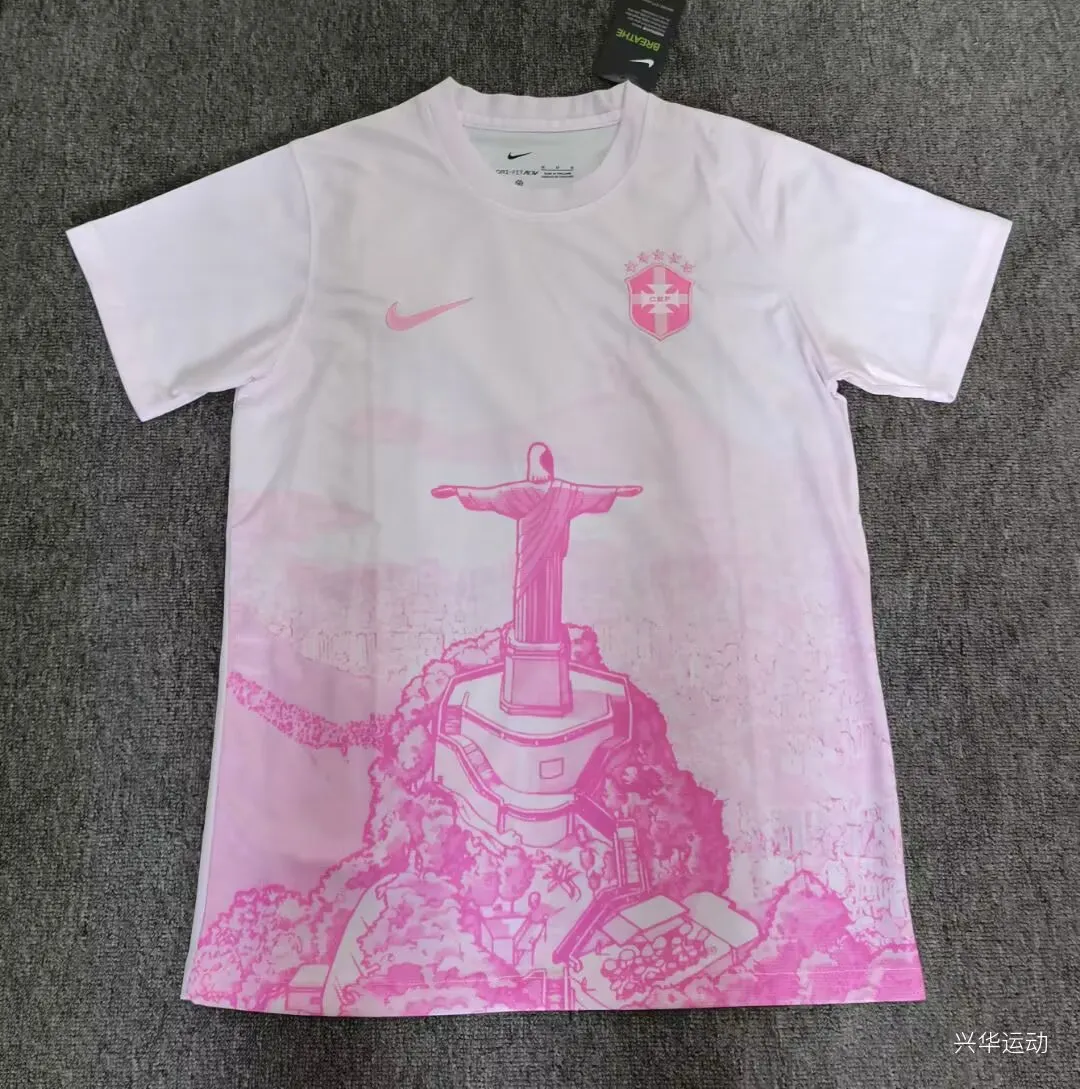2025 Brazil Special Edition Pink Thai Quality Soccer Jersey