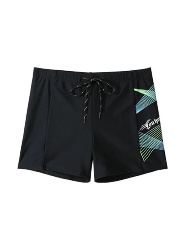 Men's Swimming Trunks Printed Surf Beach Shorts