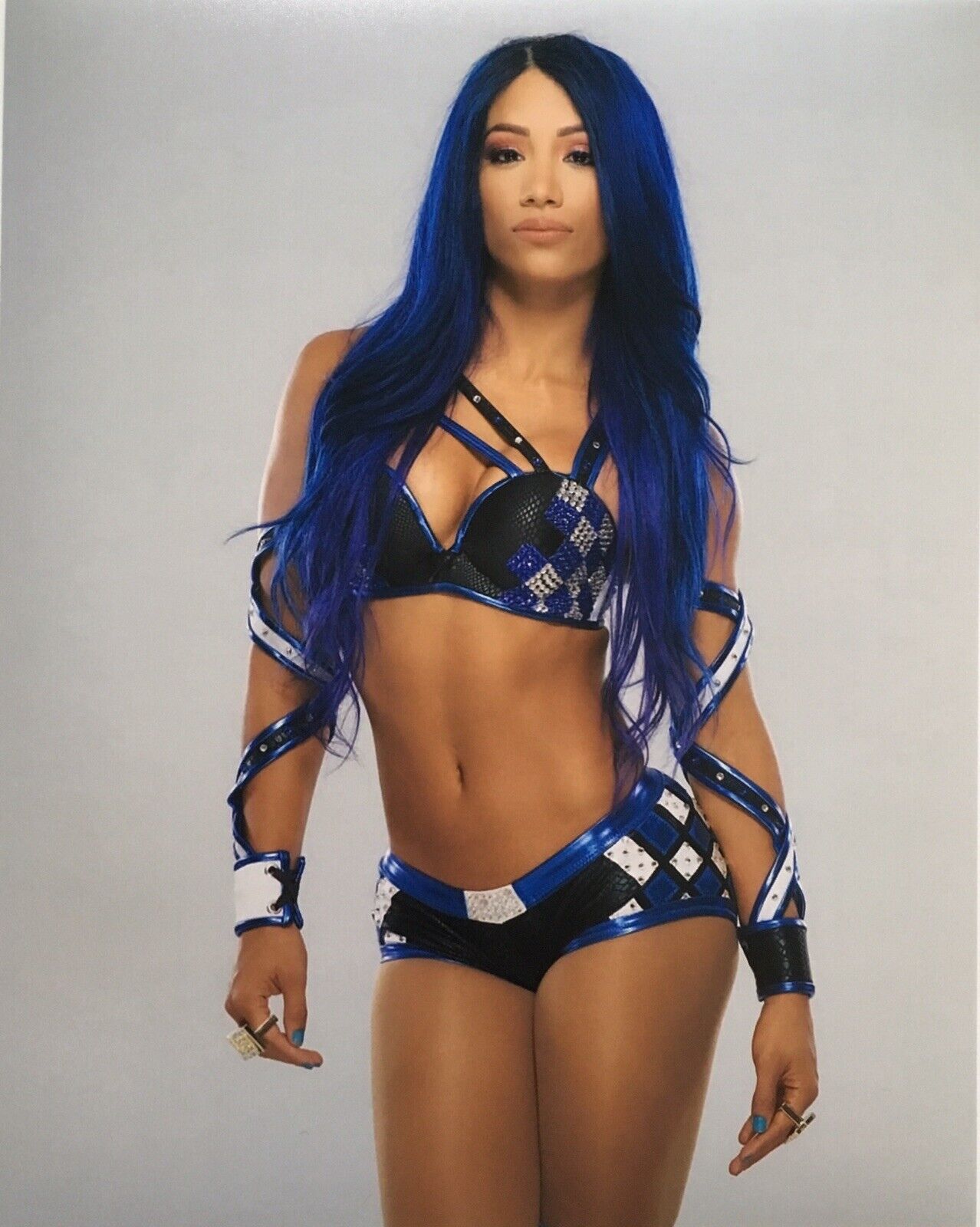 Sasha Banks 8x10 Photo Poster painting Print Sexy Hot Diva 8x10 WWE NXT AEW WCW TNA ROH