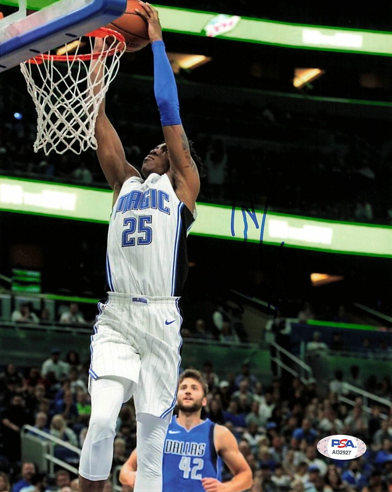 Wesley Iwundu signed 8x10 Photo Poster painting PSA/DNA Orlando Magic Autographed