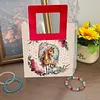DIY 5D Diamond Art Painting Handbag with Round Handle Diamond Painting Kit Handbag Diamond Painting Bag for Women Casual Shopping Travel Daily Use