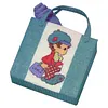Handbag DIY Cross Stitch Purse Kit for Adult Beginners Women Shopping Handmade Braided Yarn Bag Material Set Embroidery Tote Bag Kits with Instruction tapestrymarket