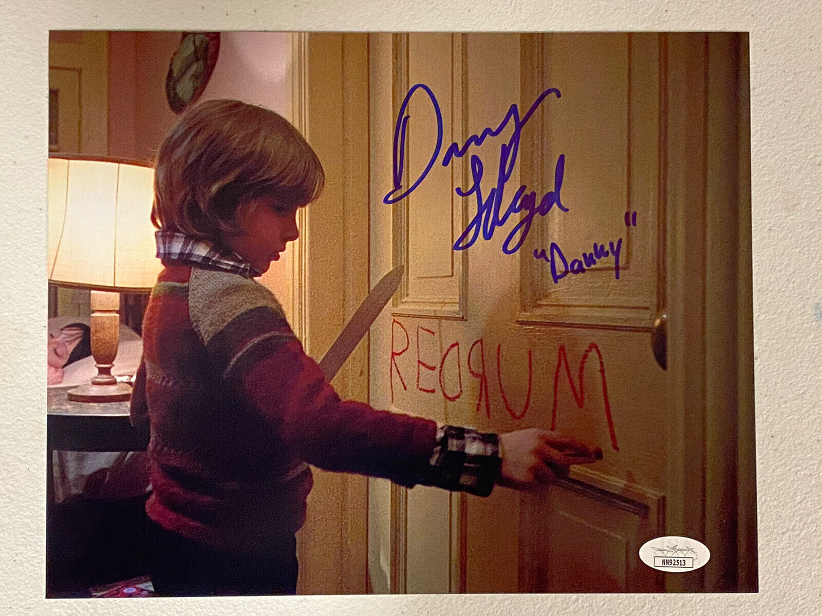 THE SHINING DANNY LLOYD SIGNED AUTOGRAPHED Photo Poster painting EXACT PROOF JSA COA # NN92513