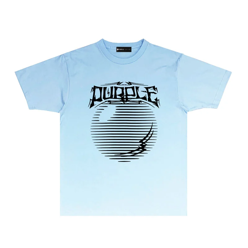 Purple 2023 new fashion T-shirt short sleeves