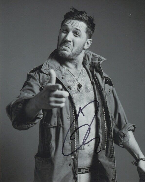 Tom Hardy signed 8x10 Photo Poster painting In-person