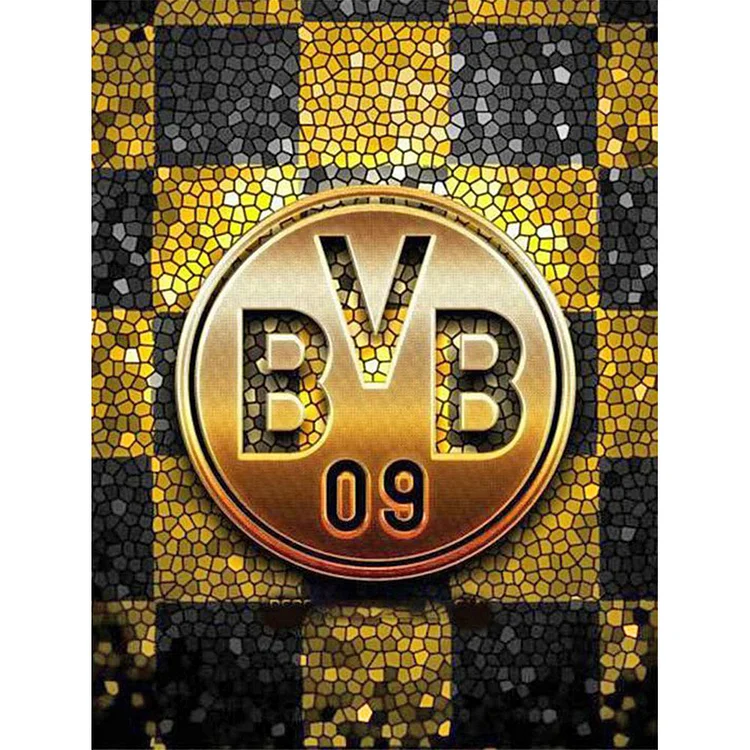 Full Square Diamond Painting - Dortmund Football Club Logo 30*40CM