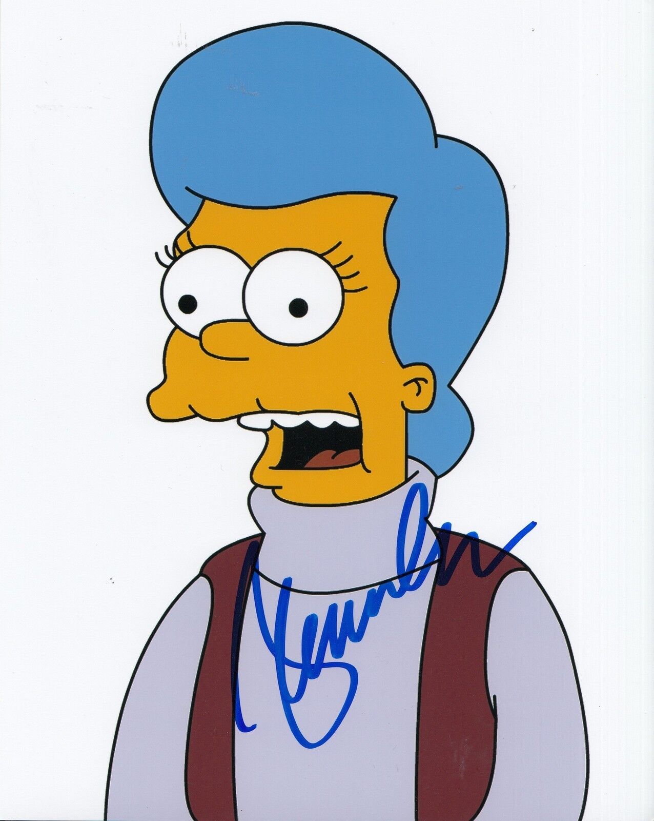 GLENN CLOSE signed *THE SIMPSONS* 8X10 Photo Poster painting W/COA MONA SIMPSON