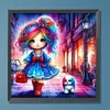 Diamond Painting-DIY Full Round Drill Girl