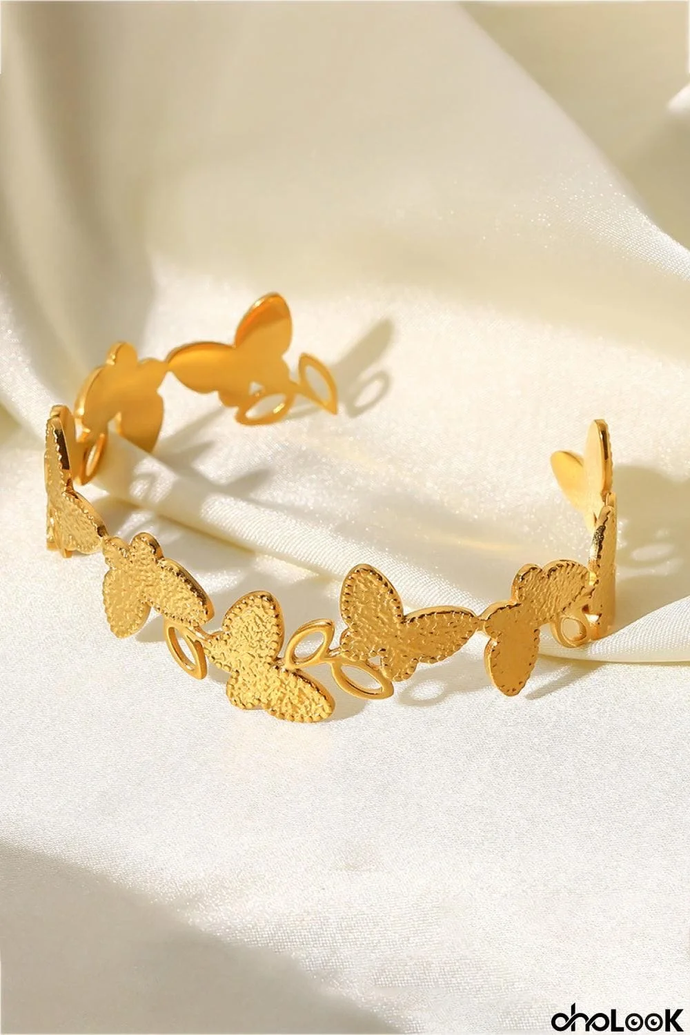 Butterfly-Shape Open Bracelet