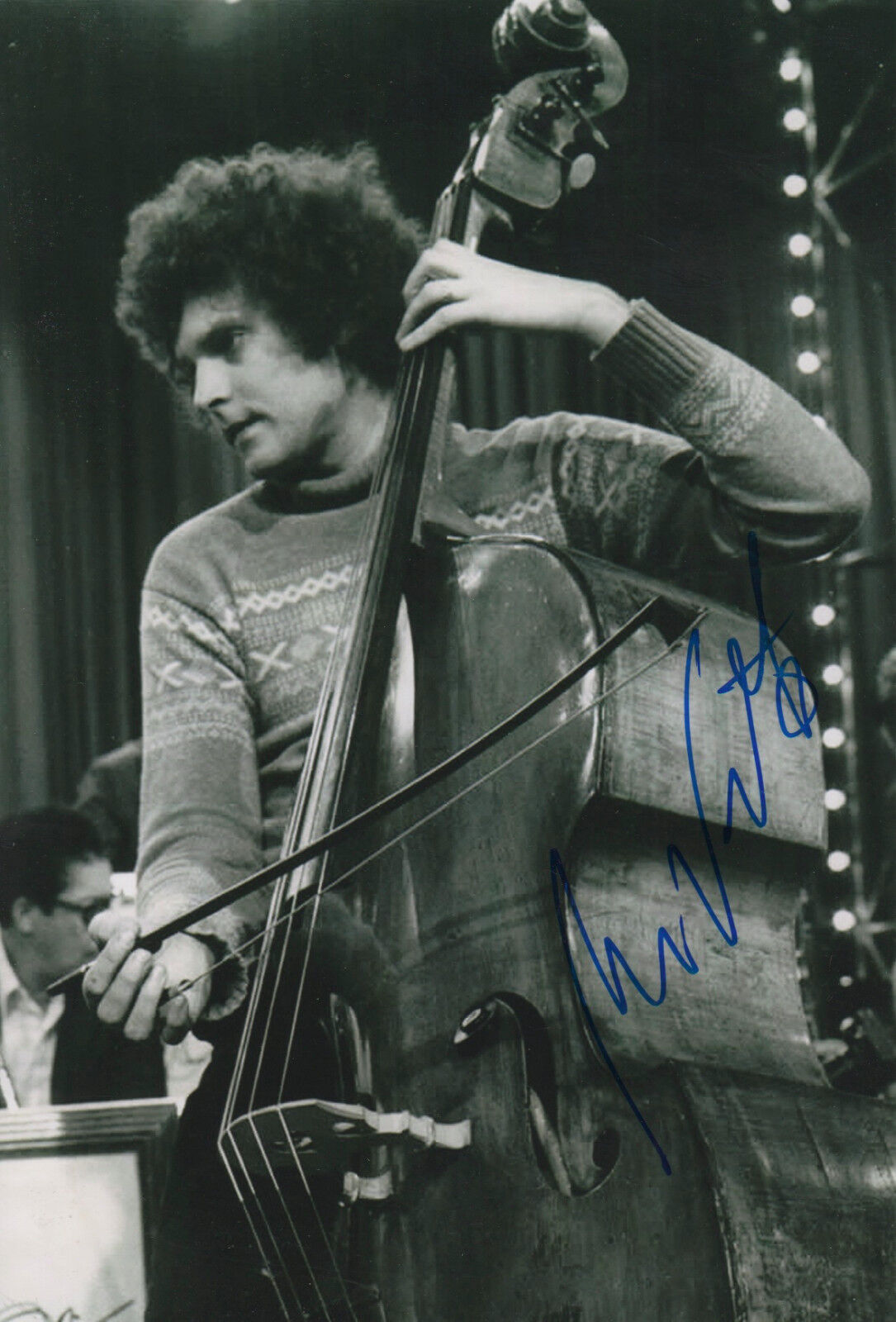 Miroslav Vitous Jazz signed 8x12 inch Photo Poster painting autograph