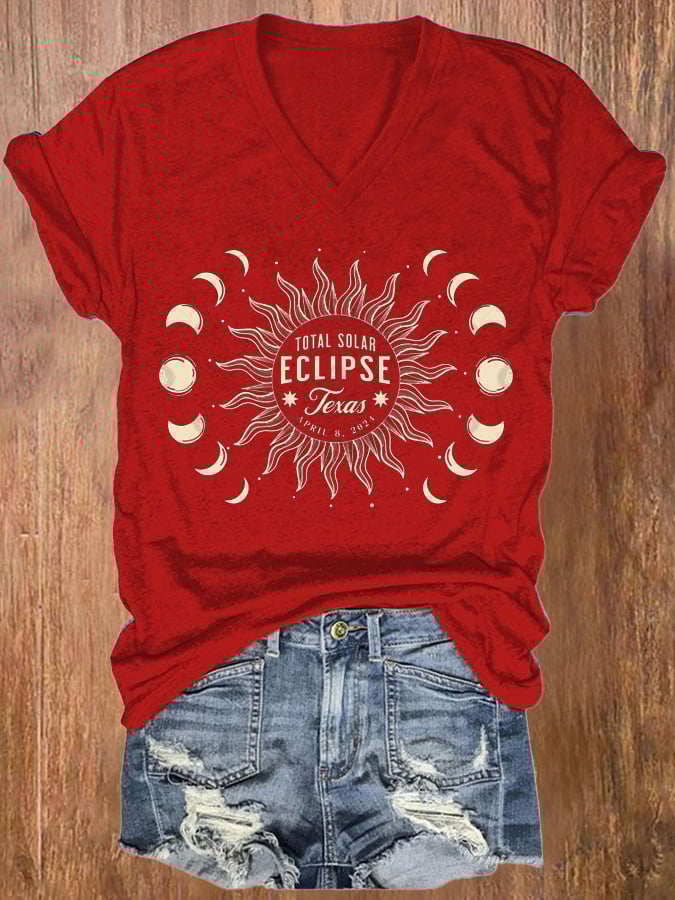 Solar Eclipse Shirt Twice in Lifetime 2024 Solar Eclipse T-shirt