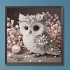 Eule e speziell geformte 5D-DIY-Teilbohrer-Diamanten-Punkte-Edelstein-Kunst-Kits f&uuml;r Erwachsene Anf&auml;nger-Wohnaccessoires Diamanten-Gem&auml;lde Edelsteinku