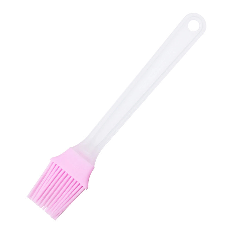 Silicone Oil Brush Small Split Non-lint Barbecue Seasoning Brush High Temperature Baking Oil Brush Plastic Handle Barbecue Brush