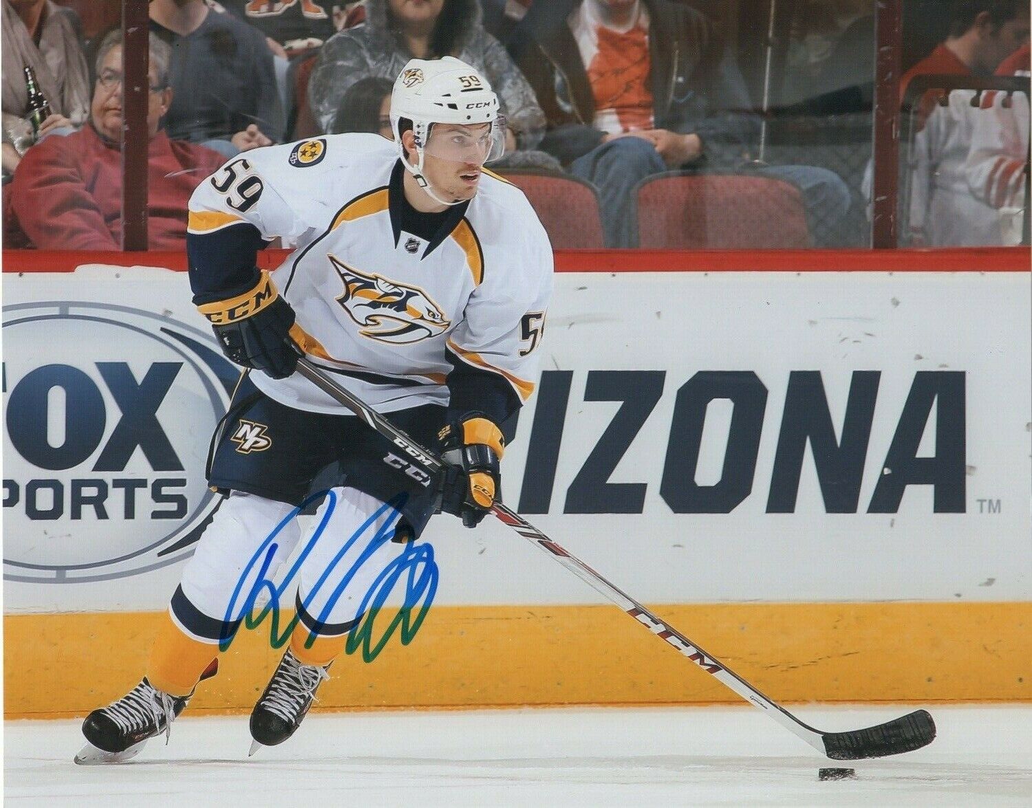 Nashville Predators Roman Josi Signed Autographed 8x10 Photo Poster painting COA #3