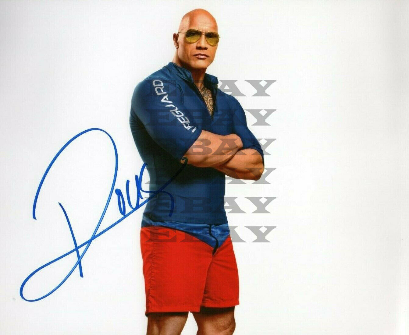 Rock Dwayne Johnson Autographed Signed 8x10 Photo Poster painting Rep