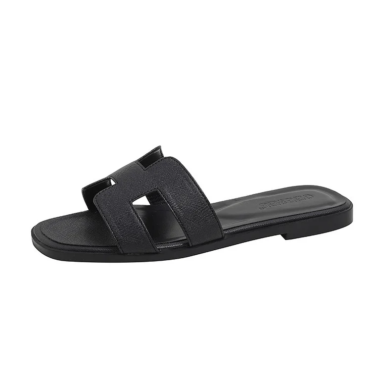 2023 New Net Red Hot Style h Slippers Women's Summer Outerwear Fashion Size size flip flops flat sandals and slippers_ viptrois