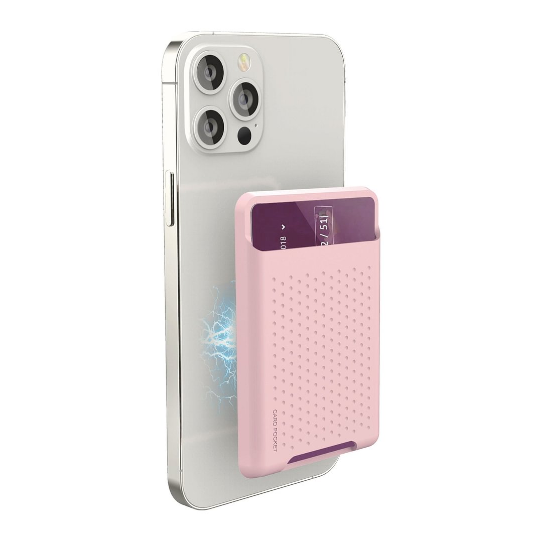 Mag Safe Magnetic Card Bag Wallet Case For iPhone 12